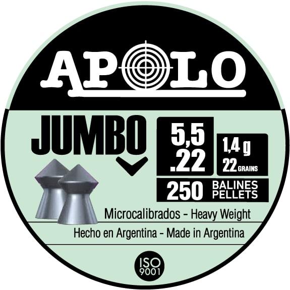 Hatsan Apollo Jumbo .22 Cal 22 Grain Precision Air Rifle Pellets 250ct