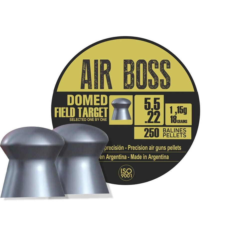 Hatsan Air Boss Domed Field Target Air Rifle Pellets .22 Cal 18gr 250ct