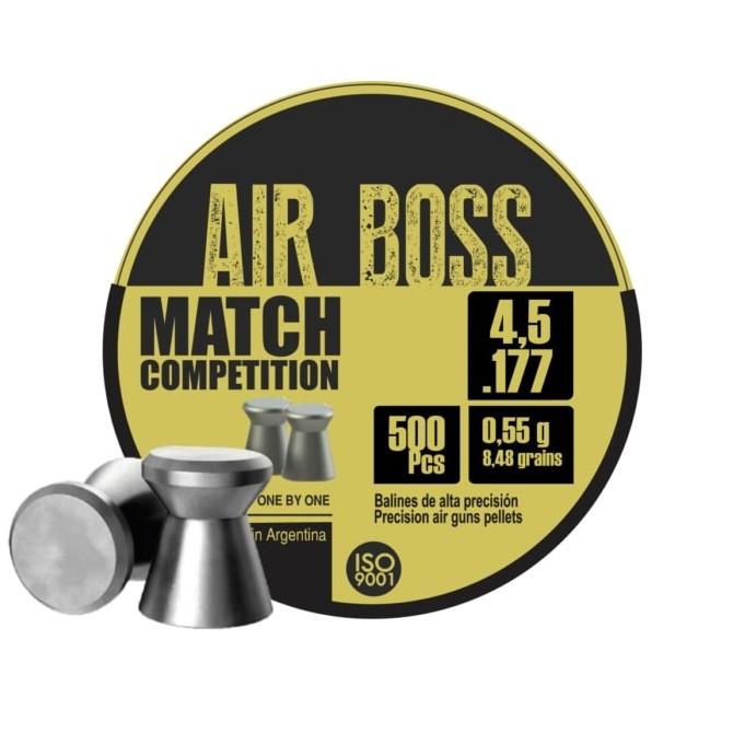 Hatsan Apolo Air Boss Match Air Rifle Pellets .177 Cal 500-Count Flat Head