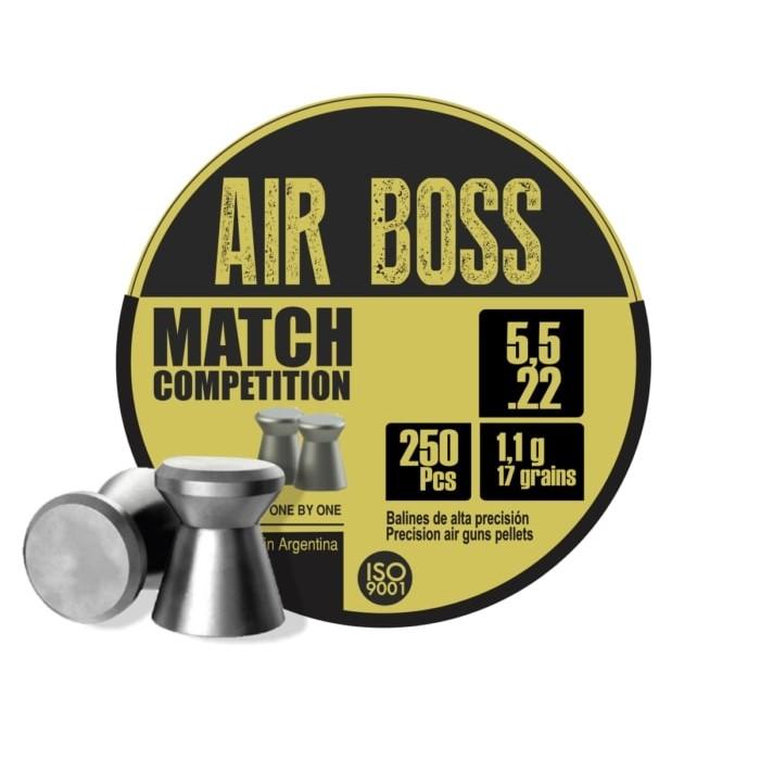 Hatsan Apolo Air Boss Match .22 Cal Flat Target Pellets 17gr 250 Count