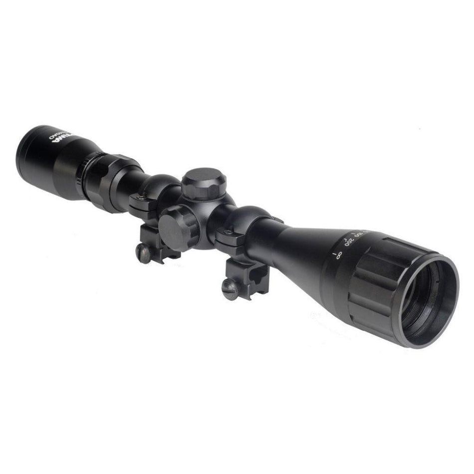 Hatsan Optima 3-9x40 Adjustable Objective Airgun Scope Mil-Dot Black