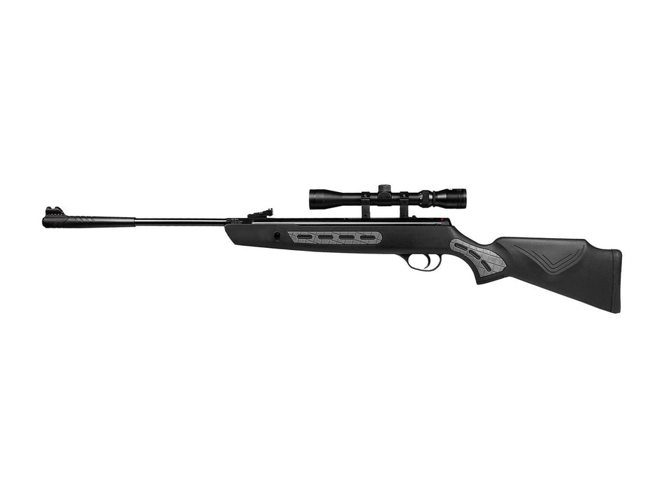 Hatsan 1000S Striker .22 Cal Break Barrel Air Rifle Combo with Optima 3-9x32 Scope Black Synthetic