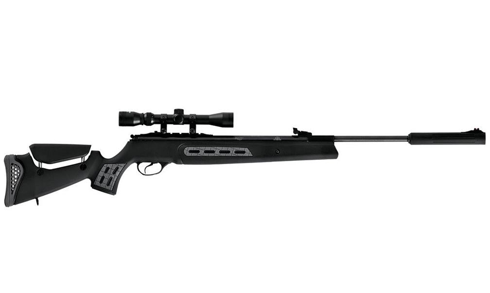Hatsan Mod 125 Spring Piston Sniper Combo Air Rifle .22 Cal 1200 FPS Black Syn