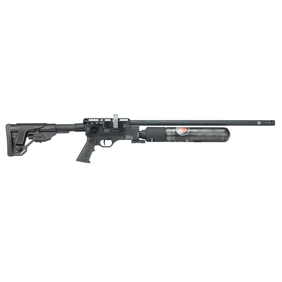 Hatsan Factor RC Air Rifle .25 Caliber PCP 900 FPS Telescoping Stock 2 Magazines