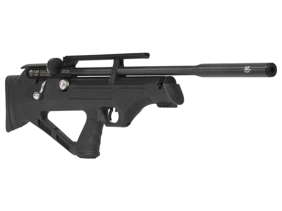 Hatsan FlashPup .25 Cal QE Bullpup Pre-Charged Pneumatic Air Rifle with Single-Shot Tray