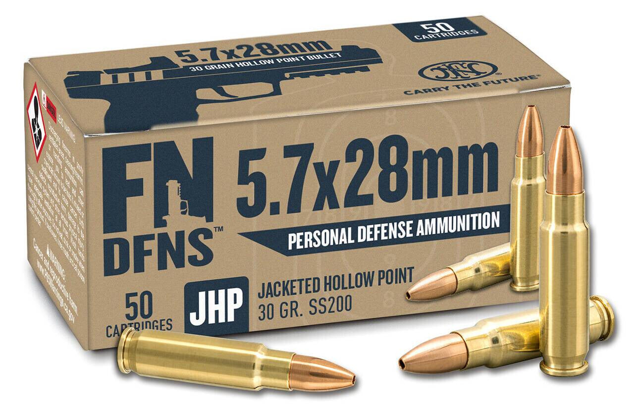 FN 10700030 Personal Defense Jacketed Hollow Point 30 Grain 5.7x28mm FN 1894 fps