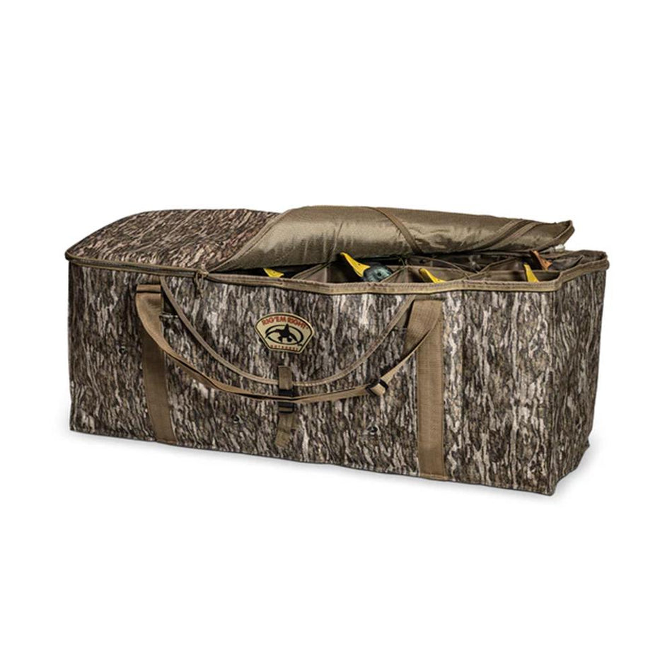 Rig'Em Right Duck Decoy 12-Slot Deluxe Bag Mossy Oak Bottomland