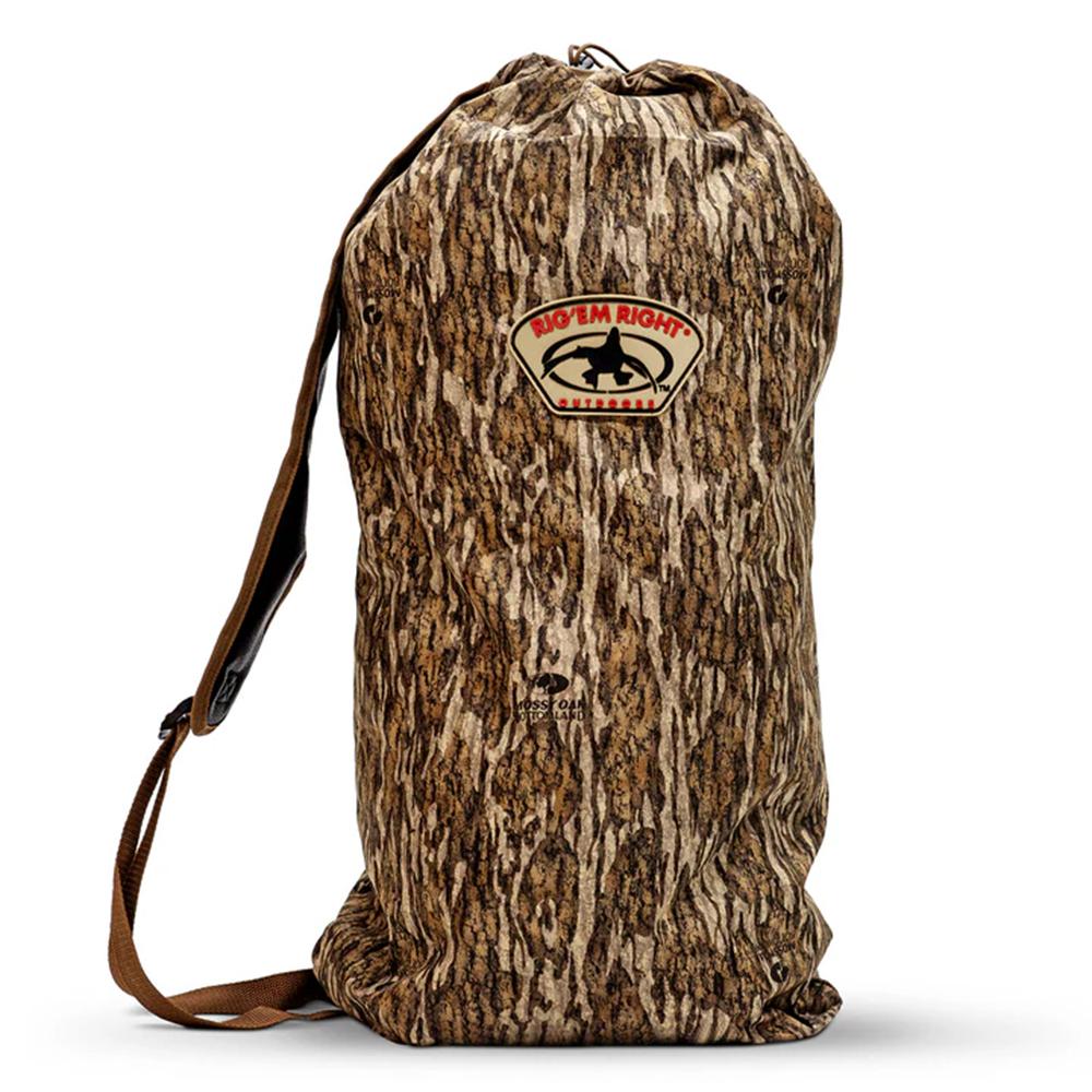 Rig'Em Right Turkey Decoy Bag with Padded Strap Mossy Oak Bottomland