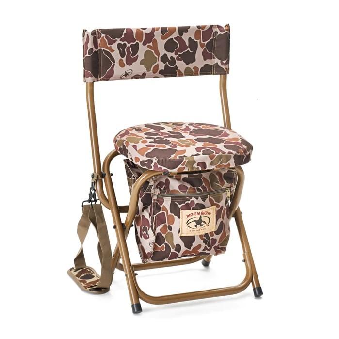 Rig'Em Right Hyde Classic Brown Camo Folding Hunt Stool