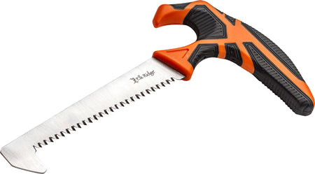 Elk Ridge Trek 5" T-Handle Camp Saw with Sheath, Black/Orange/Stainless Steel