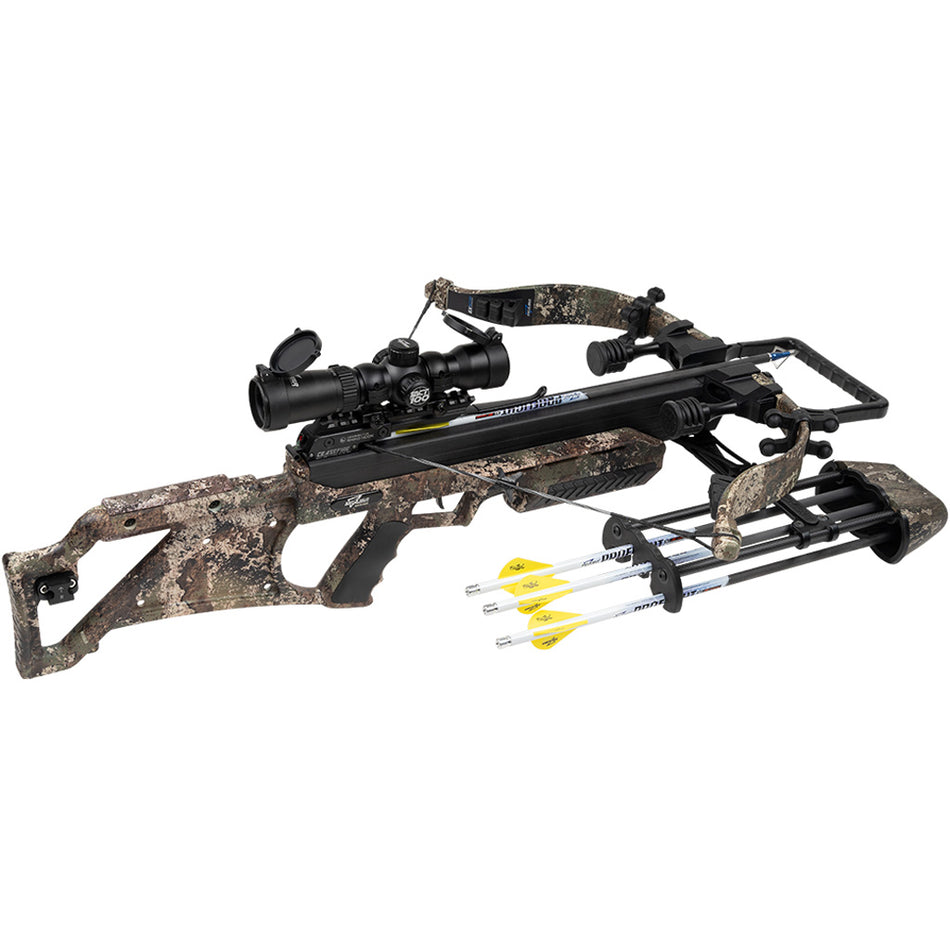 Excalibur Micro Suppressor Extreme Crossbow Strata with Charger EXT and Tact100 Scope