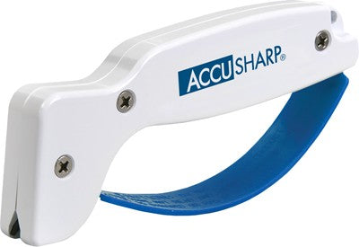 AccuSharp Knife Sharpener for Serrated Knives, Axes & Machetes - Tungsten Carbide