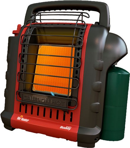 Mr. Heater 9000 BTU Portable Buddy Heater with Fold-Down Handle