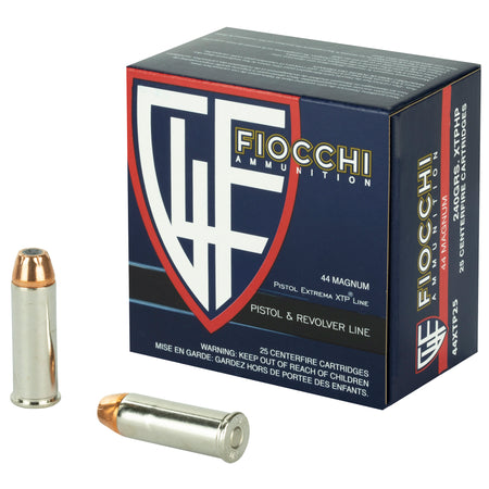 Fiocchi Hyperformance Hornady XTP Hollow Point 240 Grain .44 Magnum 1350 fps
