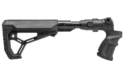 FAB Defense AGMF500 FK Reinforced Composite Folding Stock for Mossberg 500 Shotgun, Black Finish
