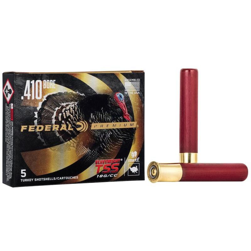 Federal Premium Heavyweight TSS FliteControl Flex Wad Turkey Shotgun Ammo .410 Bore 3 in 13/16 oz #9.5