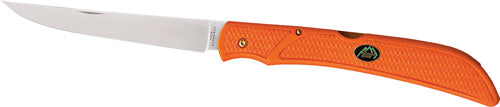 Outdoor Edge Field Bone Flexible 5" Folding Knife with Mossy Oak Sheath