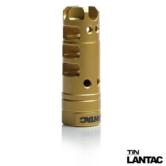Lantac Dragon Muzzle Brake for AR15 .223/5.56mm TiN Gold 1/2x28