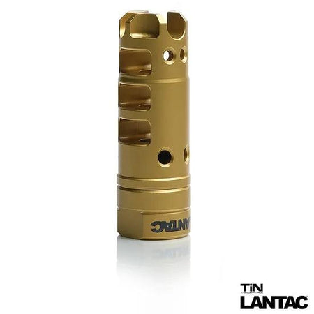 Lantac Dragon Muzzle Brake for AR15 .223/5.56mm TiN Gold 1/2x28