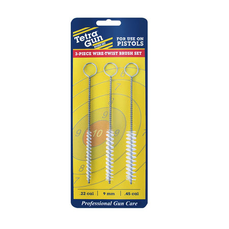 Tetra Gun .22/.45/9mm 3-Piece Nylon Wire Twist Brush Set