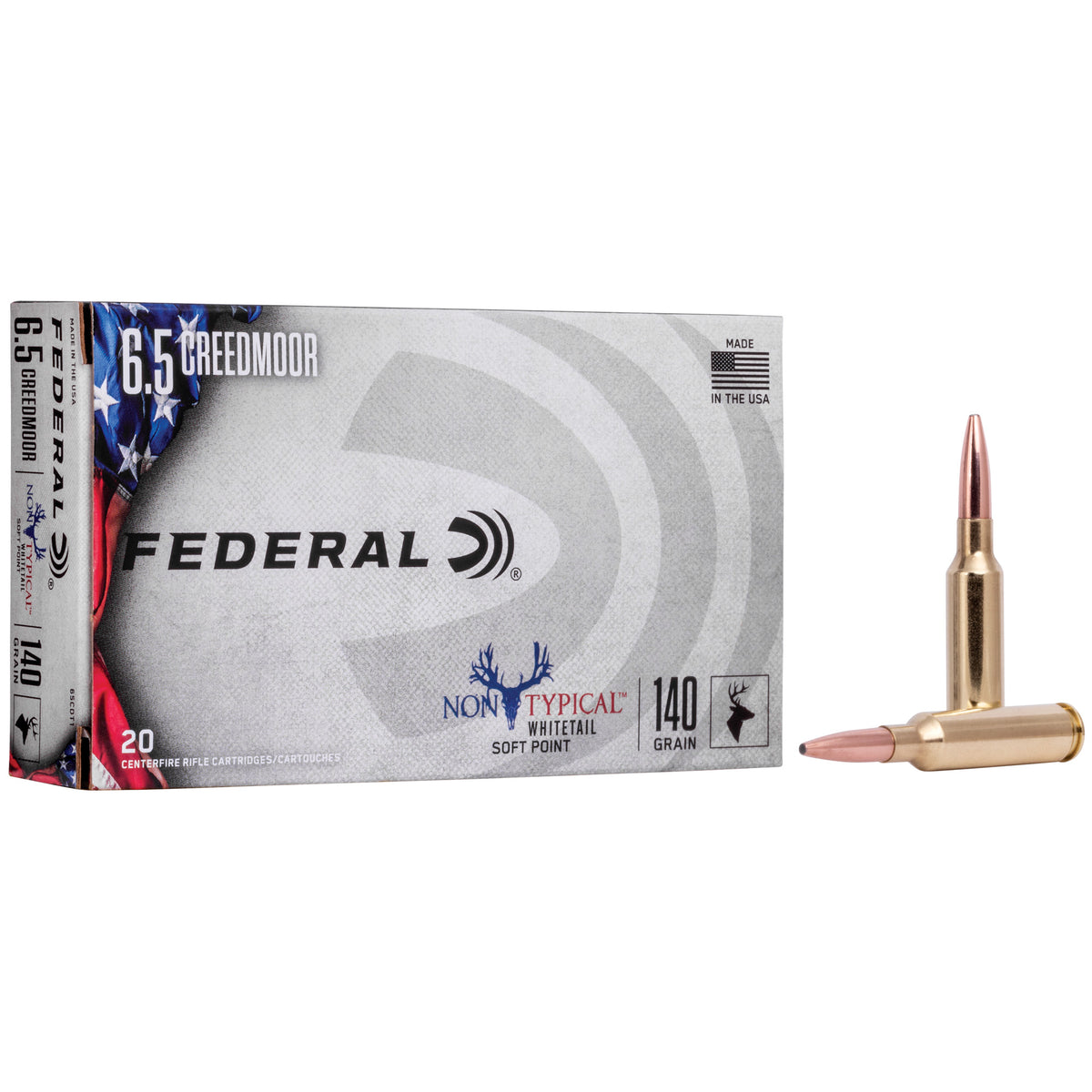 Federal Non Typical Soft Point 140 Grain 6.5mm Creedmoor