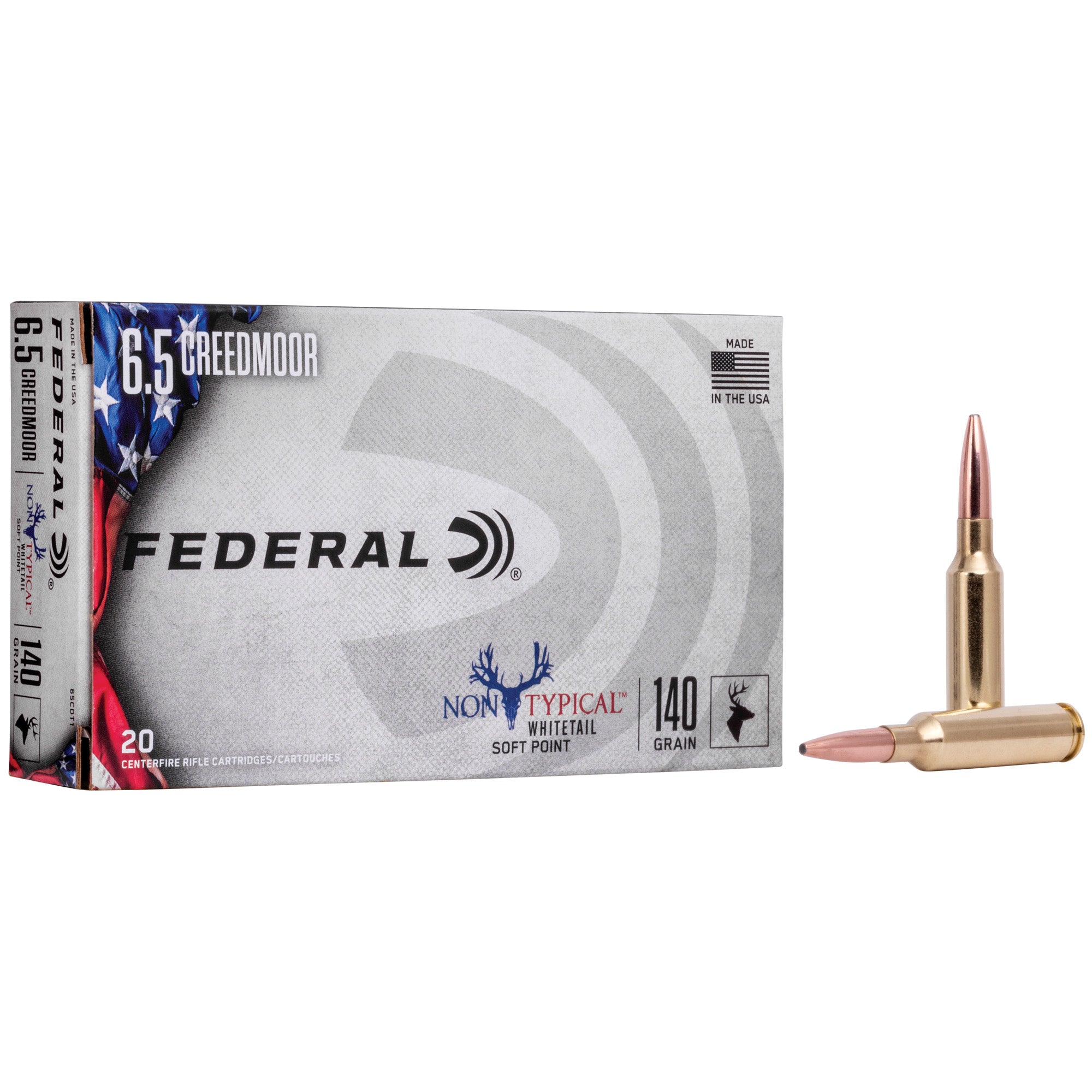 Federal Non Typical Soft Point 140 Grain 6.5mm Creedmoor
