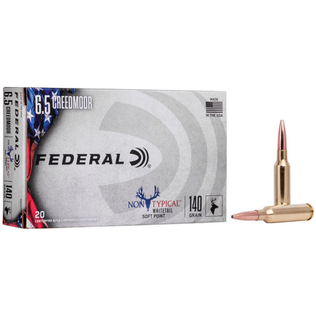 Federal Non Typical Soft Point 140 Grain 6.5mm Creedmoor