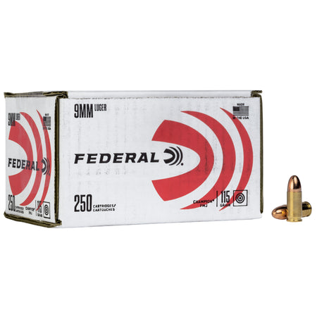 Federal C9115A250 9mm 115 gr Full Metal Jacket (FMJ)