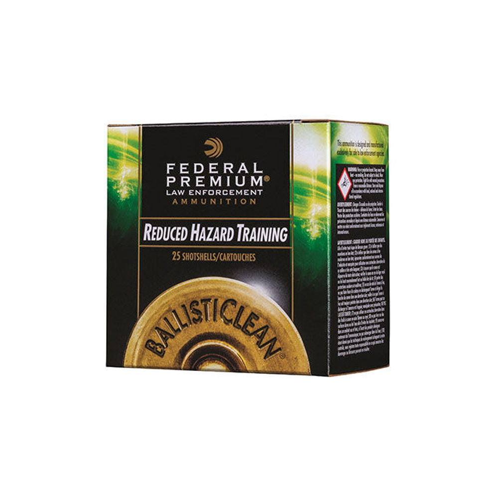 Federal BallistiClean Law Enforcement 9 Pellets Shotgun Ammo 12 Gauge 2.75 in 1-1/8 oz 00 Buck