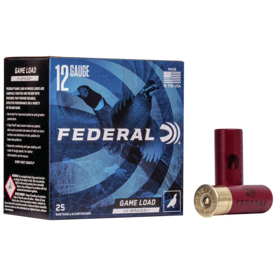 Federal H1267.5 Game-Shok High Brass 12 Gauge 2-3/4 1-1/4oz #7.5 1330 fps