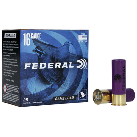 Federal H1606 Game-Shok Upland 16 Gauge 2-3/4 1oz #6 1165 fps