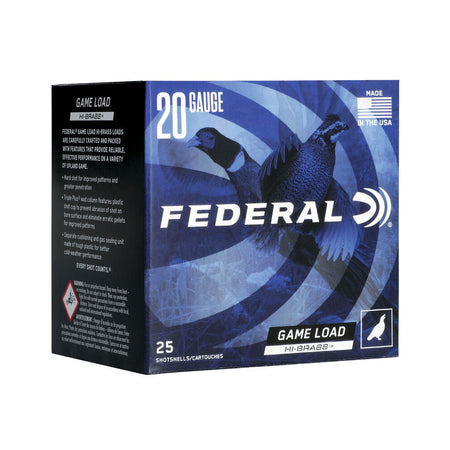 Federal H2585 Game-Shok High Brass 20 Gauge 3 1-1/4oz #5 1300 fps