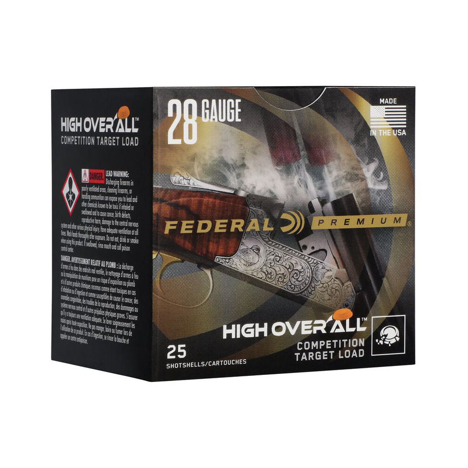 Federal HOA288 Premium High Over All 28 Gauge 2-3/4 3/4oz #8 1250 fps