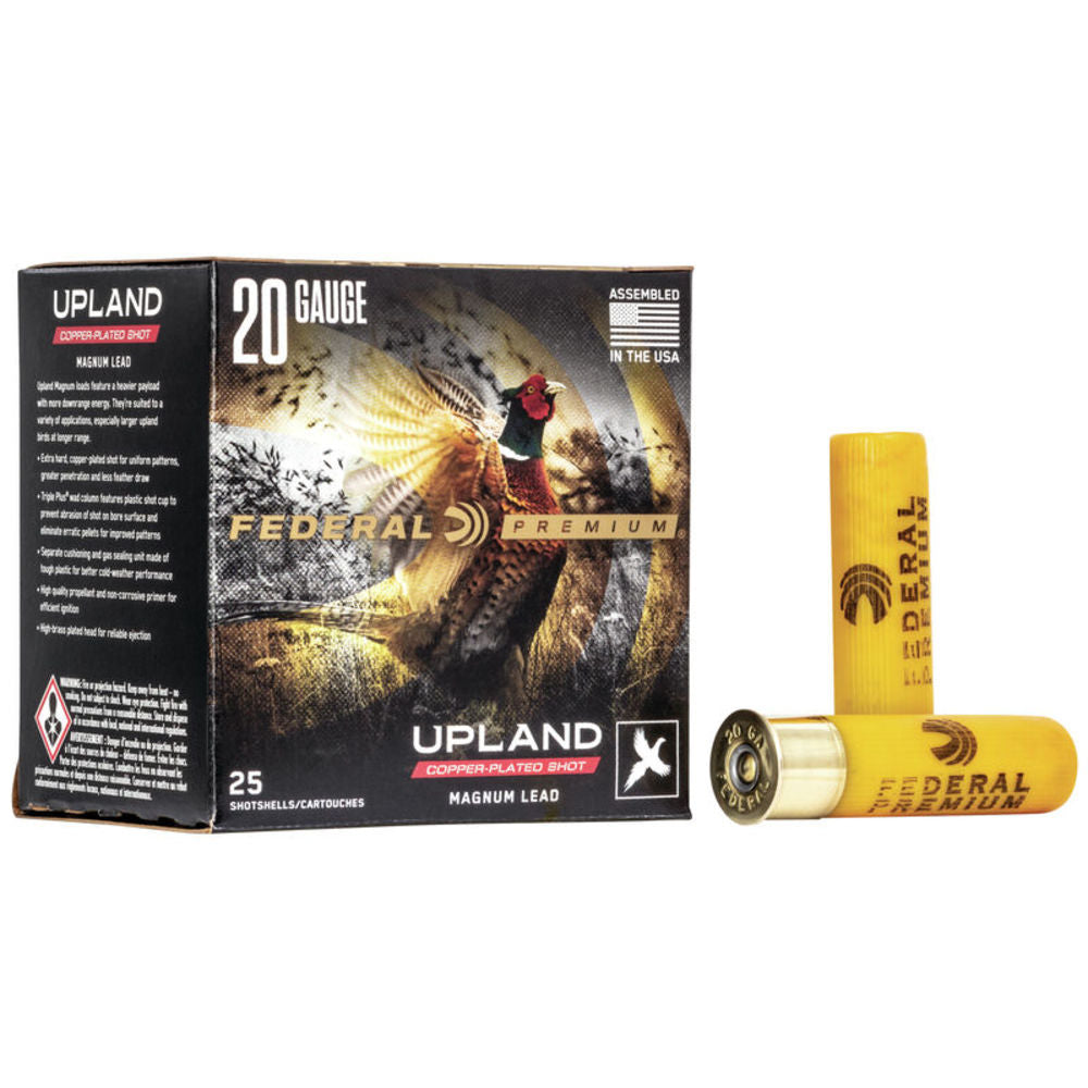 Federal P2586 Premium Wing-Shok Magnum 20 Gauge 3 1-1/4oz #6 1300 fps
