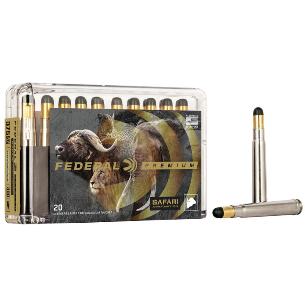 Federal Cape-Shok .375 H&H Mag 300 grain Woodleigh Hydro Solid ammunition