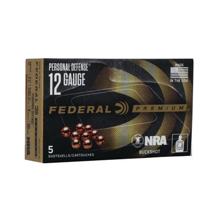 Federal PD132NRA00 Premium Personal Defense 12 Gauge 2-3/4  #00 Buck 1145 fps