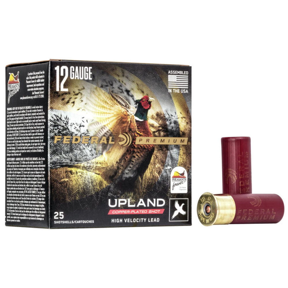 Federal PF1544 Premium Wing-Shok Pheasant Forever High Velocity 12 Gauge 2-3/4 1-1/4oz #4 1500 fps