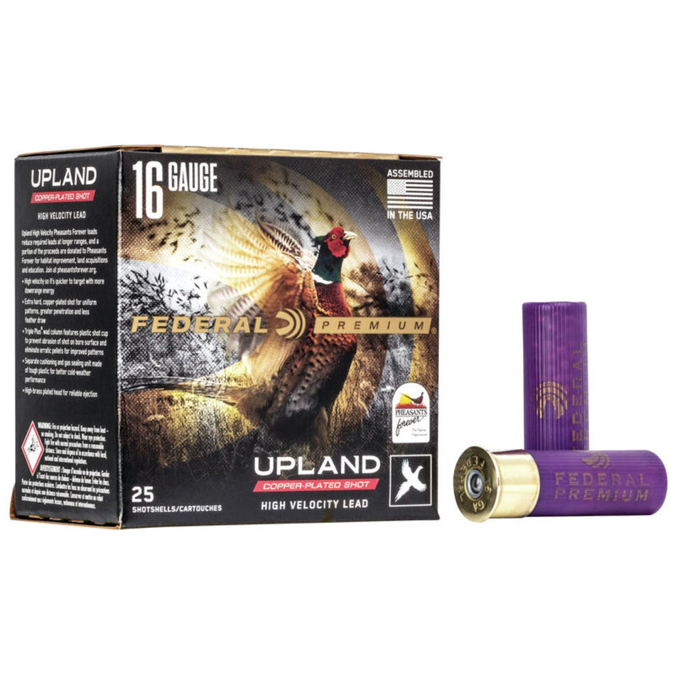 Federal PF1635 Premium Wing-Shok Pheasant Forever High Velocity 16 Gauge 2-3/4 1-1/8oz #5 1425 fps