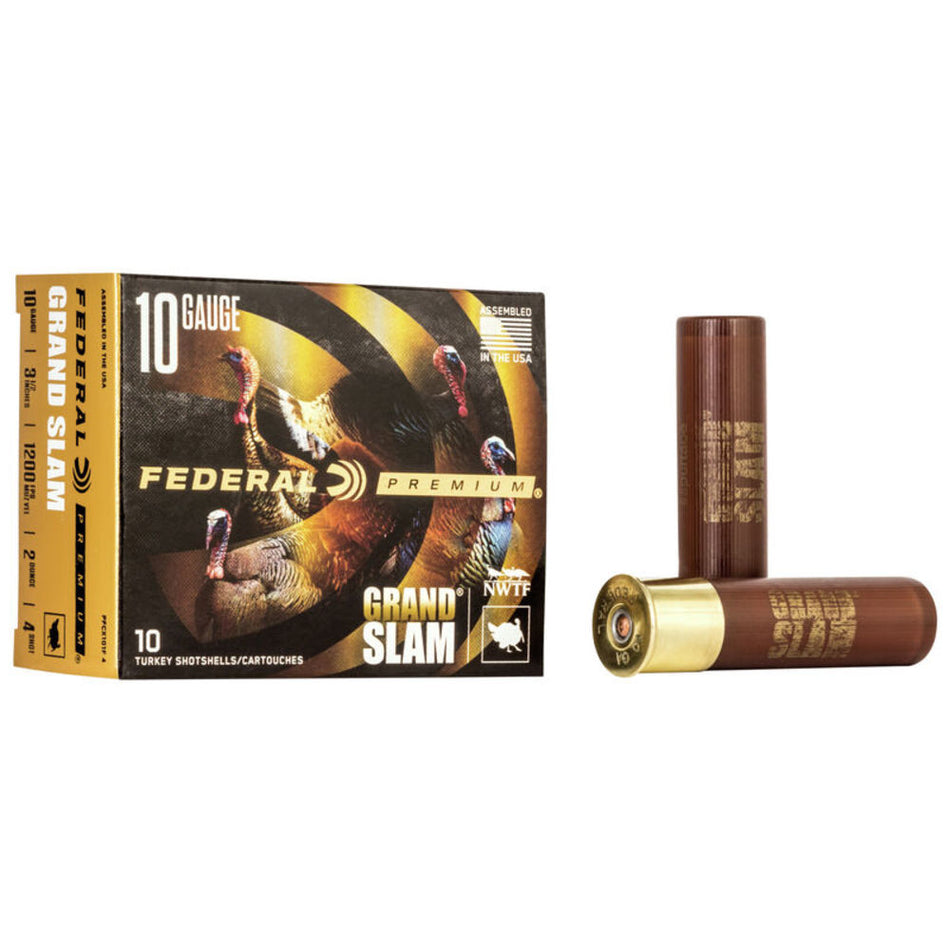 Federal 604544628265 Premium Grand Slam 10 Gauge 3-1/2 2oz #5 1200 fps