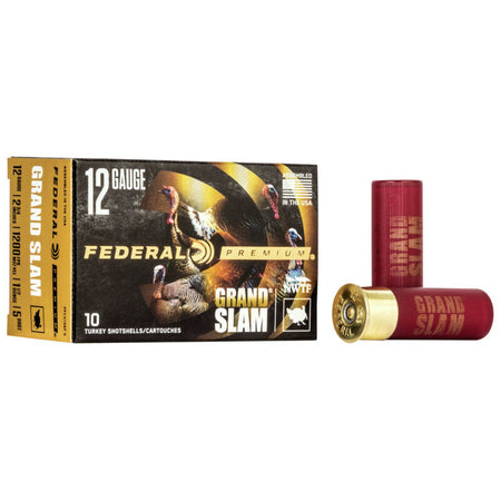 Federal PFCX156F5 Premium Grand Slam 12 Gauge 2-3/4 1-1/2oz #5 1200 fps