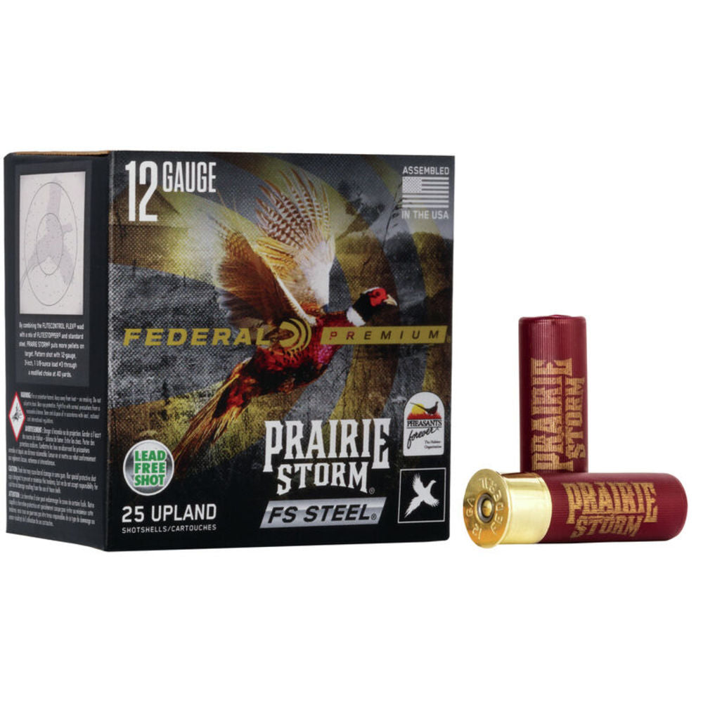 Federal PFSX143FS4 Premium Prairie Storm FS 12 Gauge 3 1-1/8oz #4 1600 fps