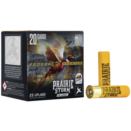 Federal Premium Prairie Storm FS Shotgun Ammo 20 Gauge 3 in 1-1/4 oz #4