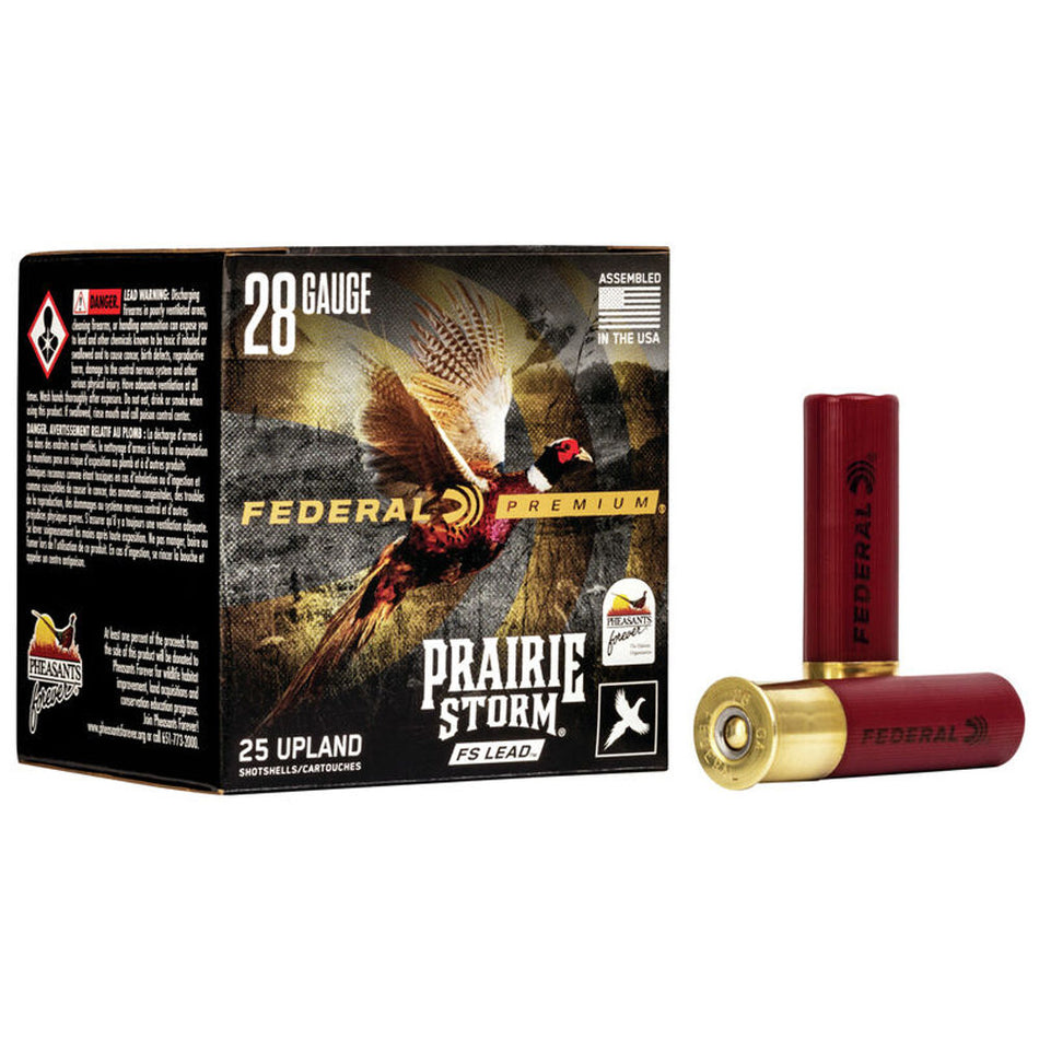 Federal PFX289FS6 Premium Prairie Storm FS 28 Gauge 2-3/4 13/16oz #6 1300 fps