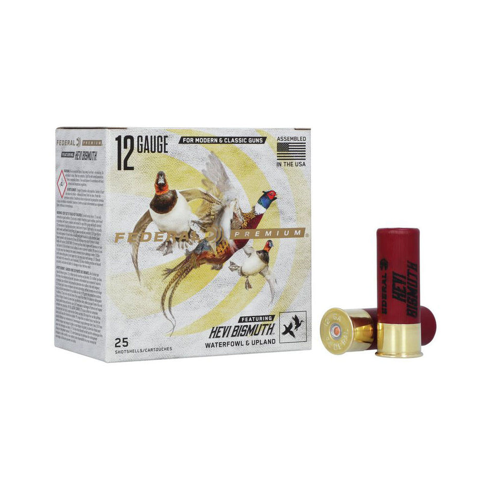 Federal PHBX1444 Premium HEVI-Bismuth 12 Gauge 2-3/4 1-1/4oz #4 1350 fps