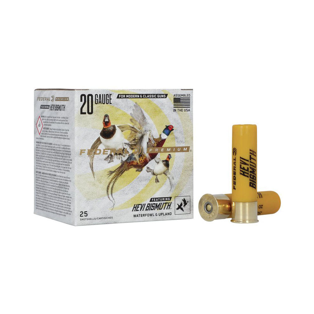 Federal PHBX2445 Premium HEVI-Bismuth 20 Gauge 3 1-1/8oz #5 1350 fps