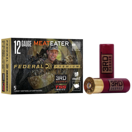 Federal PTDX157567 Premium 3rd Degree 12 Gauge 3 1-3/4oz #5/6/7 1250 fps
