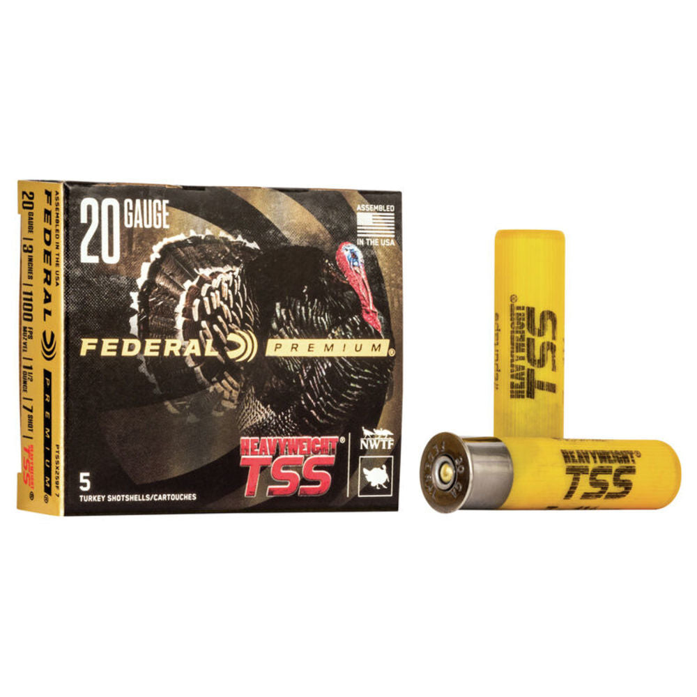 Federal PTSSX259F7 Premium Turkey Heavyweight TSS 20 Gauge 3 1-1/2oz #7 1100 fps