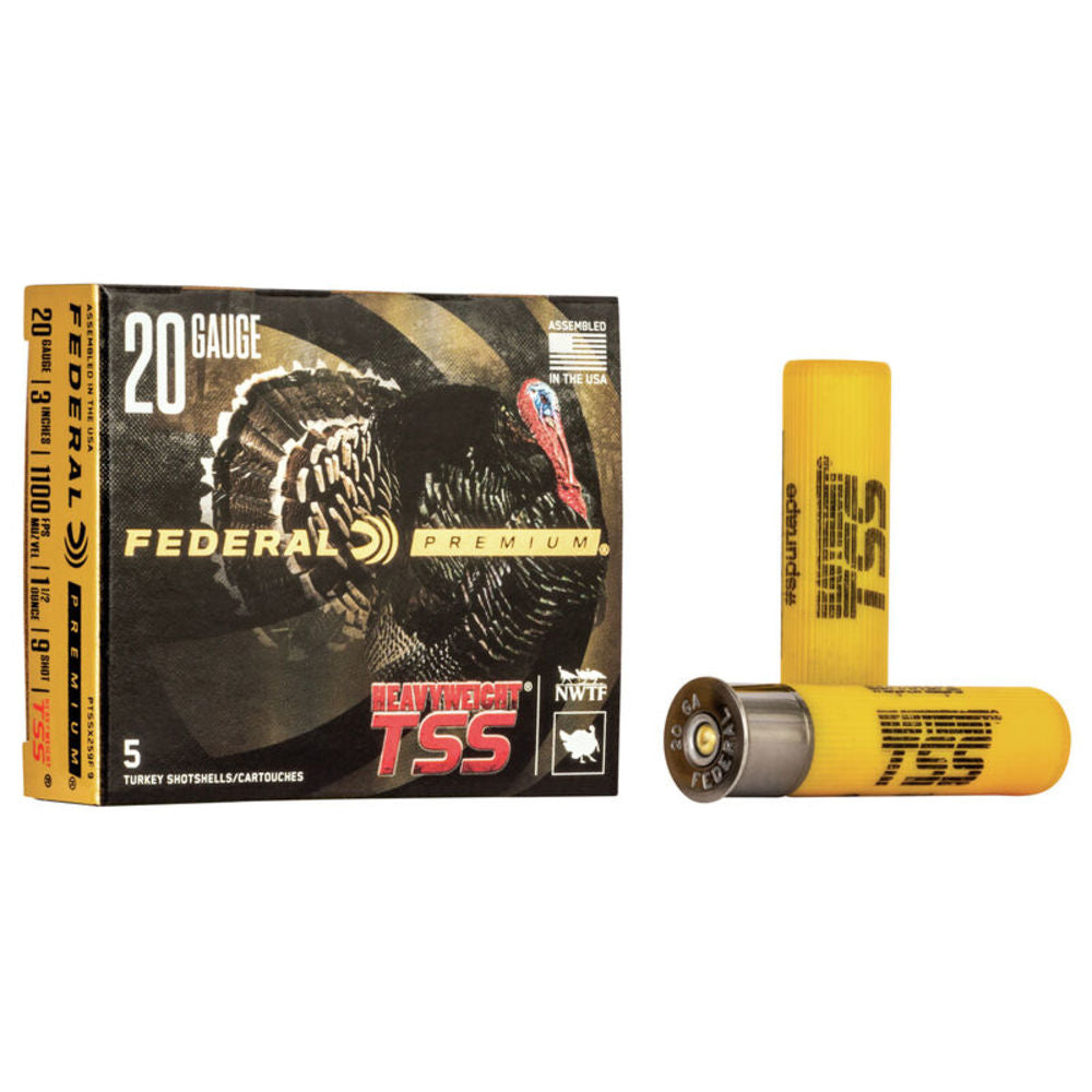 Federal PTSSX259F9 Premium Turkey Heavyweight TSS 20 Gauge 3 1-1/2oz #9 1100 fps