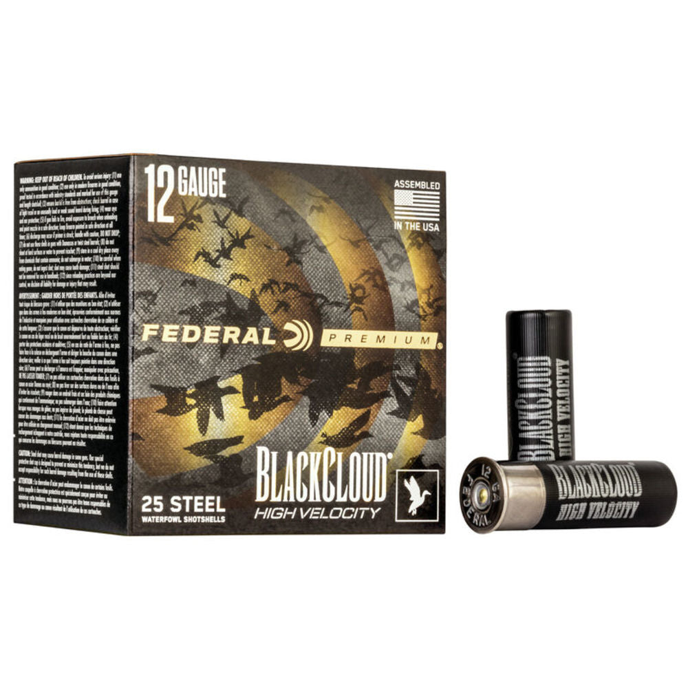 Federal Premium Black Cloud FS High Velocity Shotgun Ammo 12 Gauge 3 in 1-1/8 oz #1