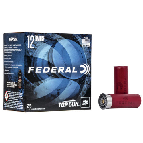 Federal Top Gun Shotgun Ammo 12 Gauge 2.75 in. 7/8 oz. Extra Lite 8 Shot 25 rd.